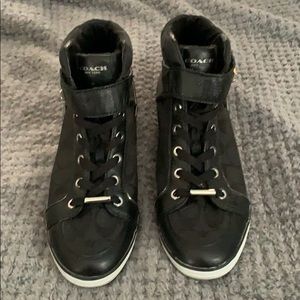 Coach 9.5 Women’s High-tops with internal wedge